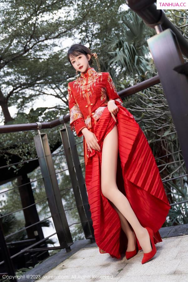 波巧酱  [XiuRen]高清写真图 2023.11.28 No.7729 波巧酱 新娘美腿第2张图片